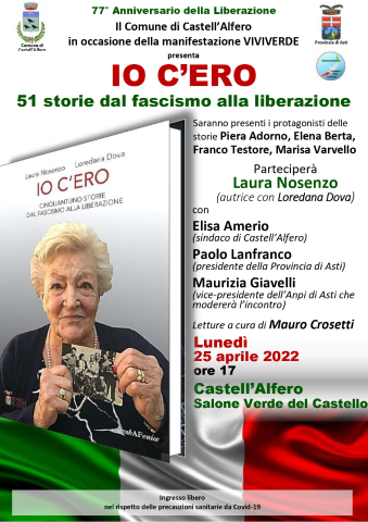 Presentazione libro "IO C'ERO" 51 storie dal fascismo alla liberazione