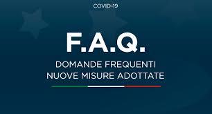 Consultazione delle FAQ relative al DPCM del 03 novembre 2020